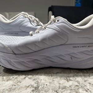 Hoka One One White Athletic Shoes